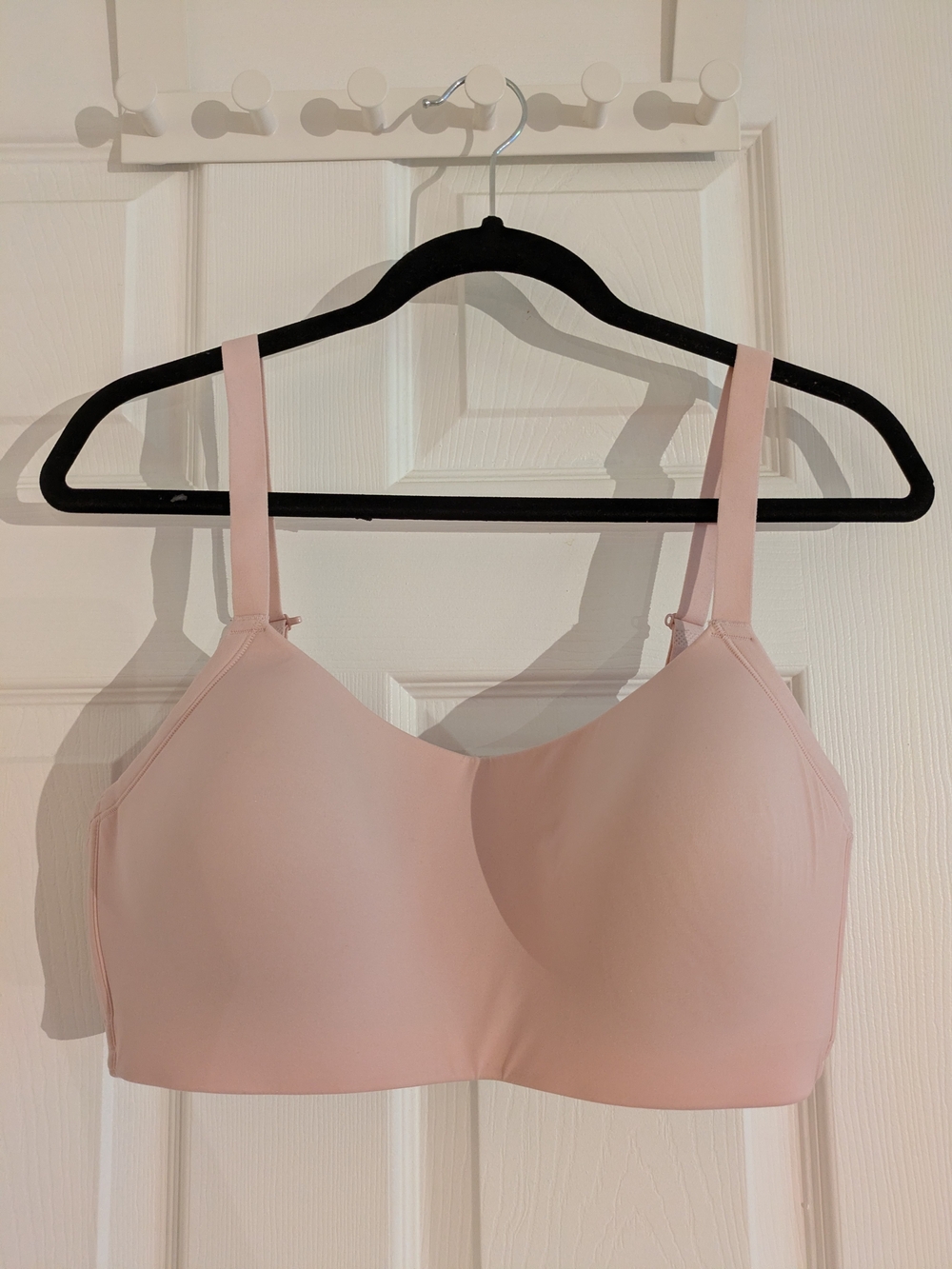 knix Blush Pink Seamless Wireless Bra